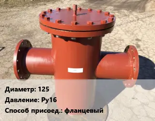 Грязевик 125 P=Ру16 фланцевый